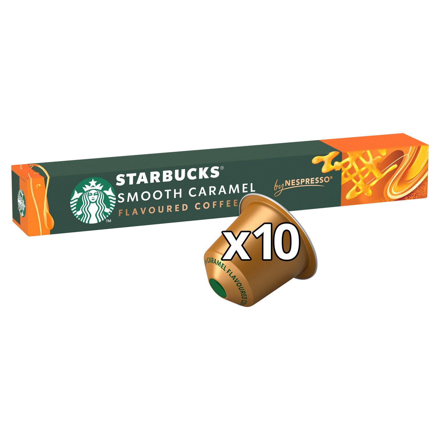 Starbucks by Nespresso - Smooth Caramel Flavoured - Coffee Pods x10