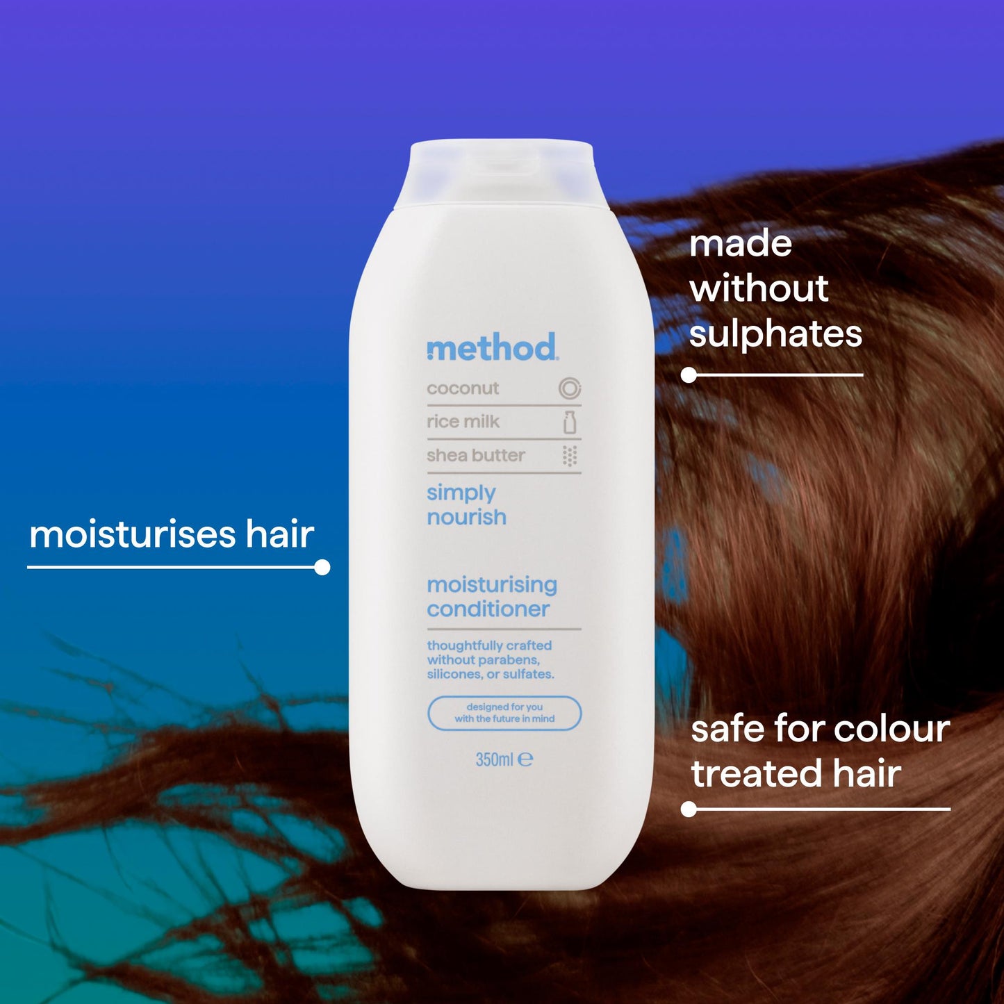 Method - Simply Nourish Moisturising - Conditioner - 350ml
