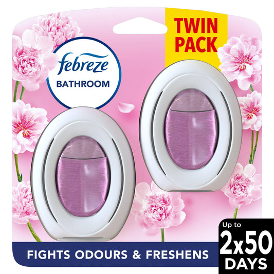 Febreze - Bathroom Air Freshener - Blossom & Breeze - Twin Pack