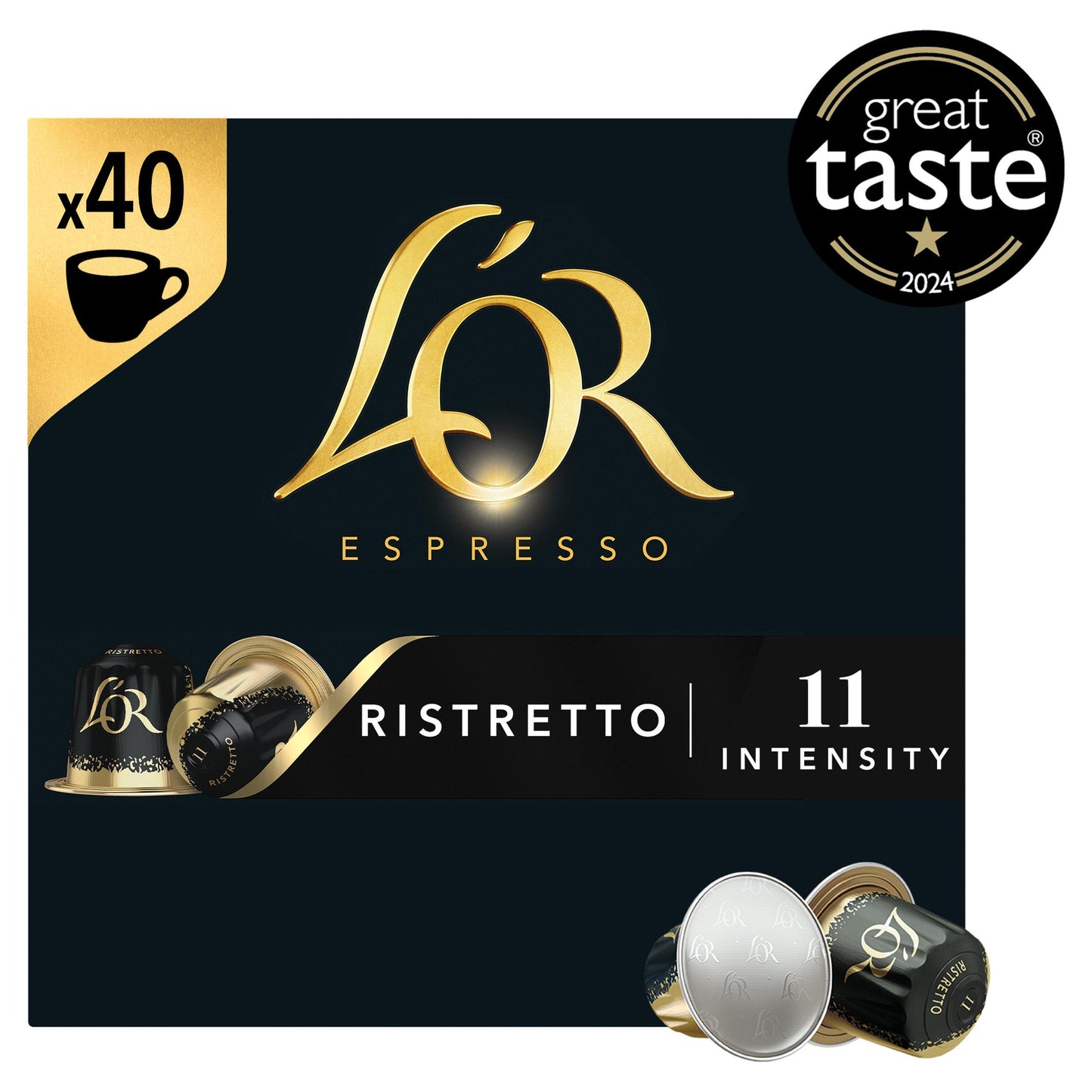 L'OR - Espresso - Ristretto - Intensity 11 - Coffee Pods x40 - 208g