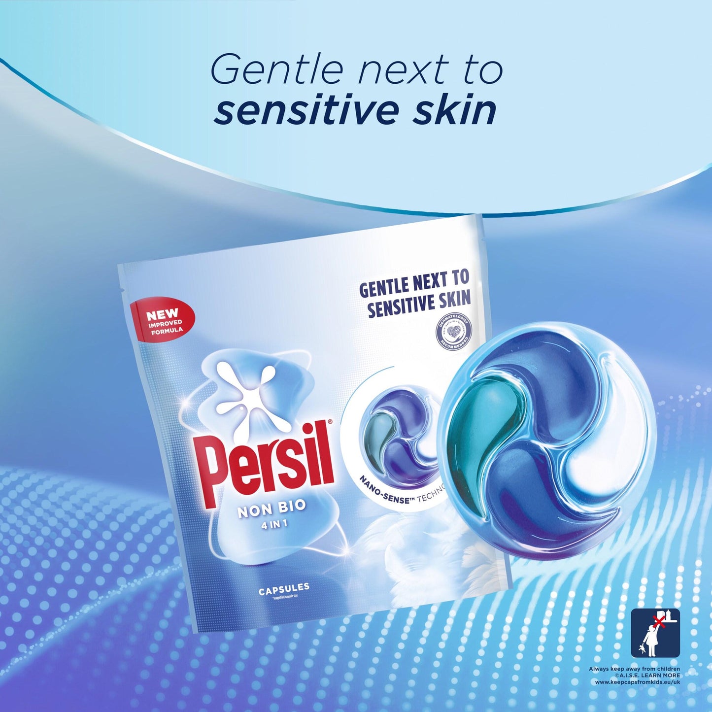 Persil - Non Bio - 48 Washes - 4 in 1 Fast Dissolving Capsules