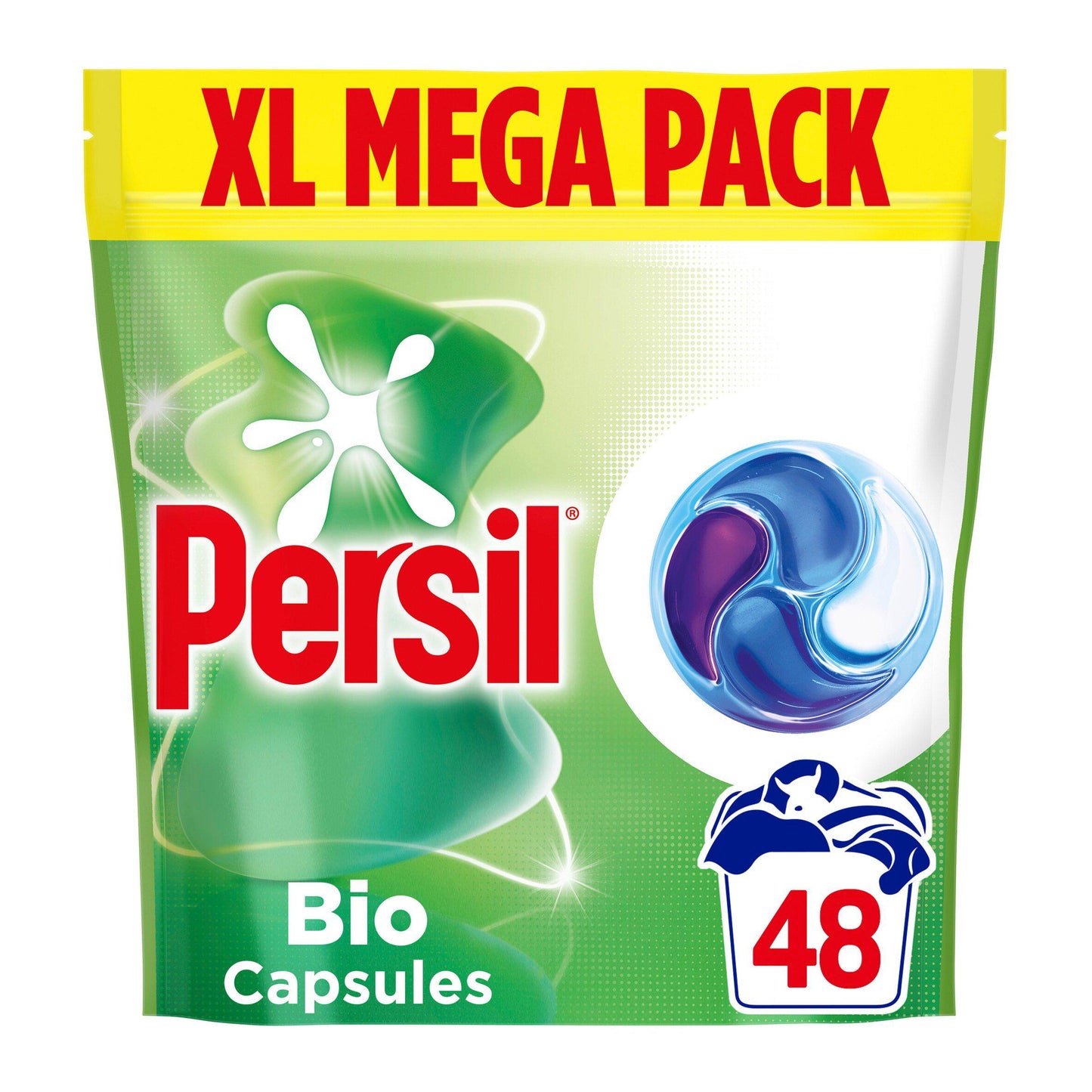 Persil - Bio - 48 Washes - 4 in 1 Fast Dissolving Capsules
