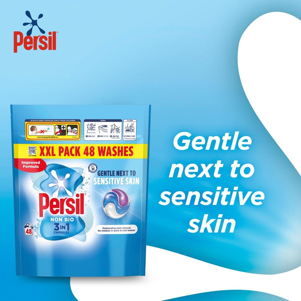 Persil - Non Bio - 3 in 1 Washing Capsules - 48 Washes