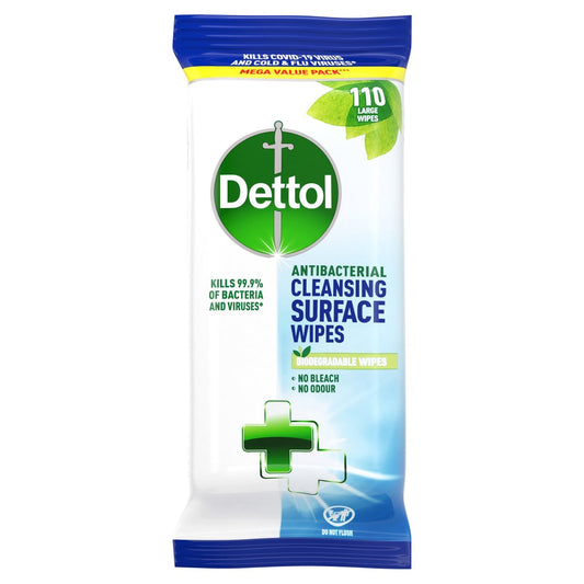 Dettol - Antibacterial - Cleansing Surface Wipes - x110