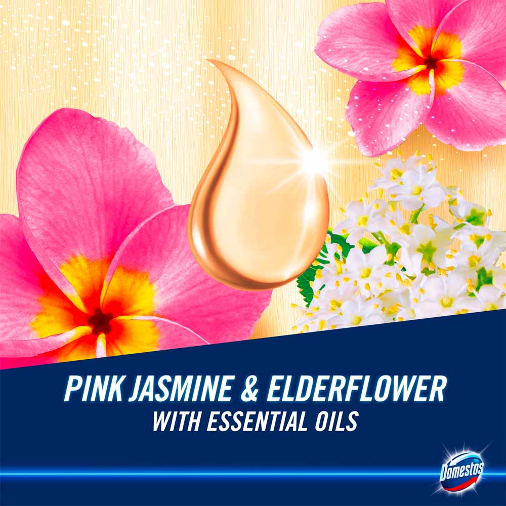 Domestos - Aroma Lux - Pink Jasmine & Elderflower - Toilet Block - 55g