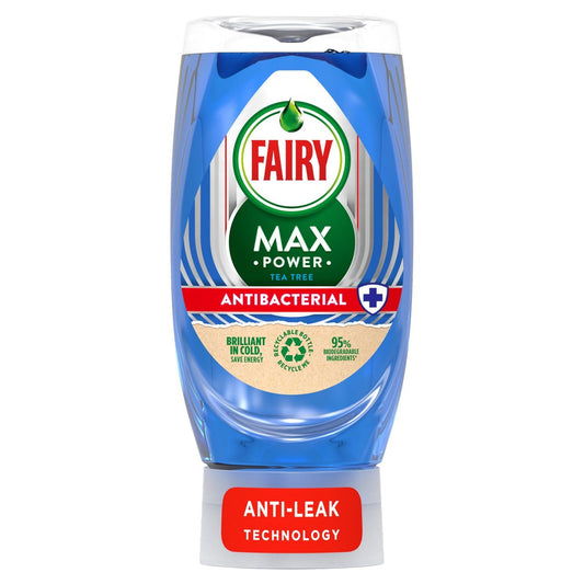 Fairy - Max Power - Antibacterial - Washing Up Liquid - 370ml