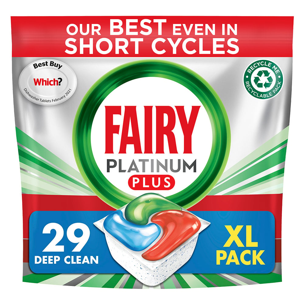 Fairy - Platinum Plus - Deep Clean - Dishwasher Tablets - x29