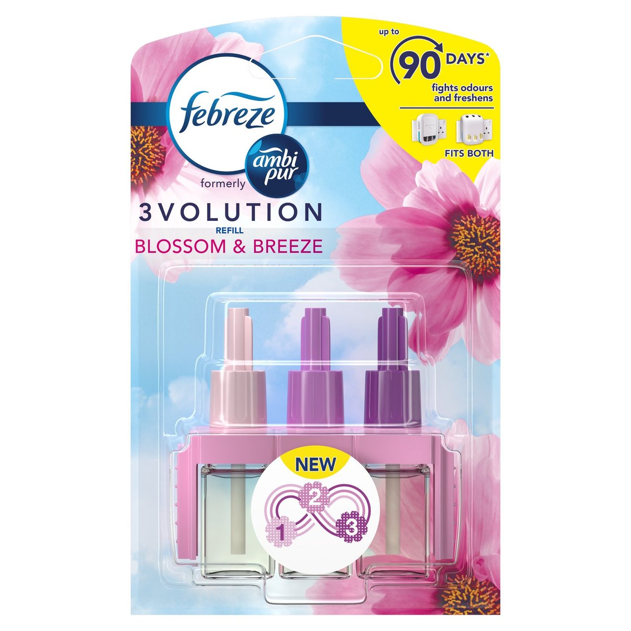 Febreze - Ambi Pur 3Volution Air Freshener Plug in Refill - Blossom & Breeze