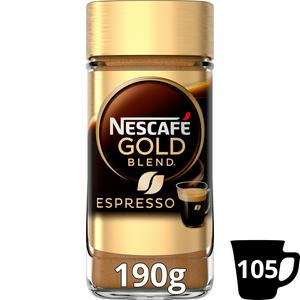 Nescafé - Gold Blend - Espresso Instant Coffee - 190g