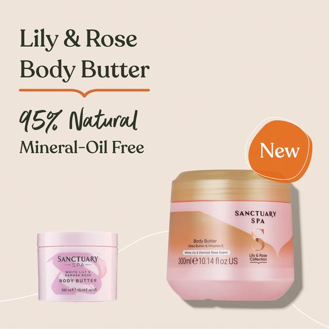 Sanctuary Spa - Lily & Rose Collection - Body Butter - 300ml