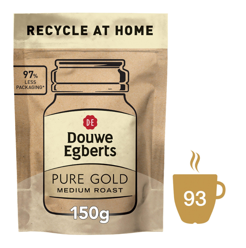 Douwe Egberts - Pure Gold Instant Coffee Refill - 150g