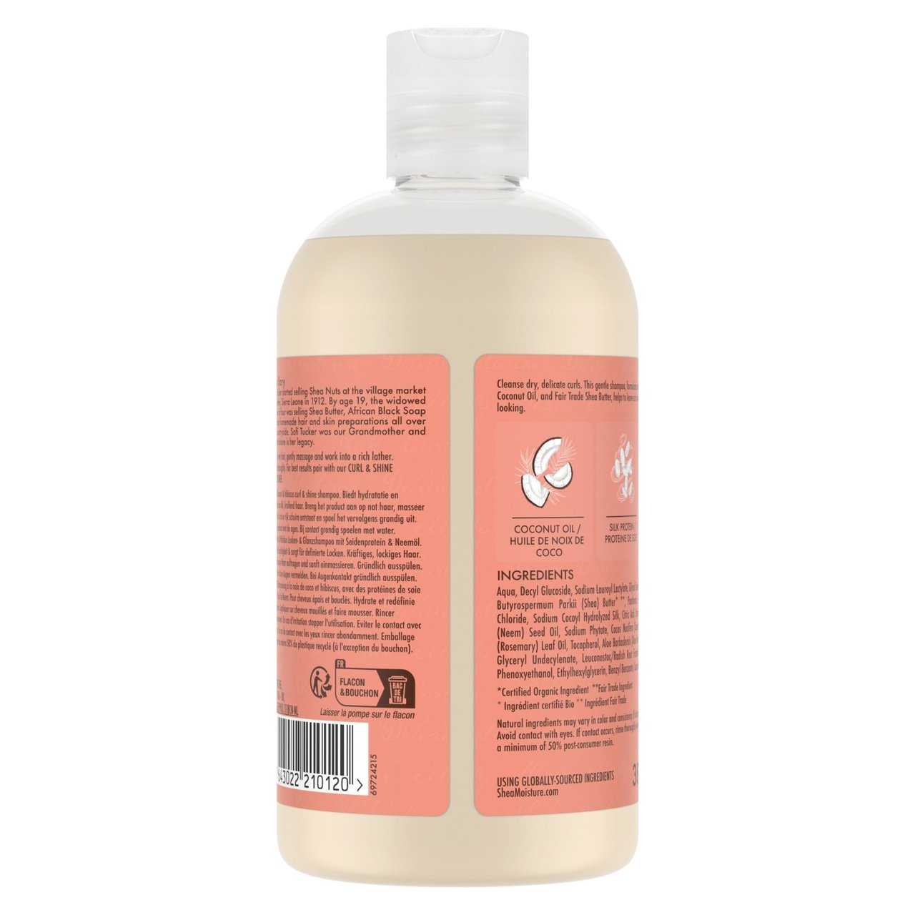 Shea Moisture - Coconut & Hibiscus Shampoo - 384ml